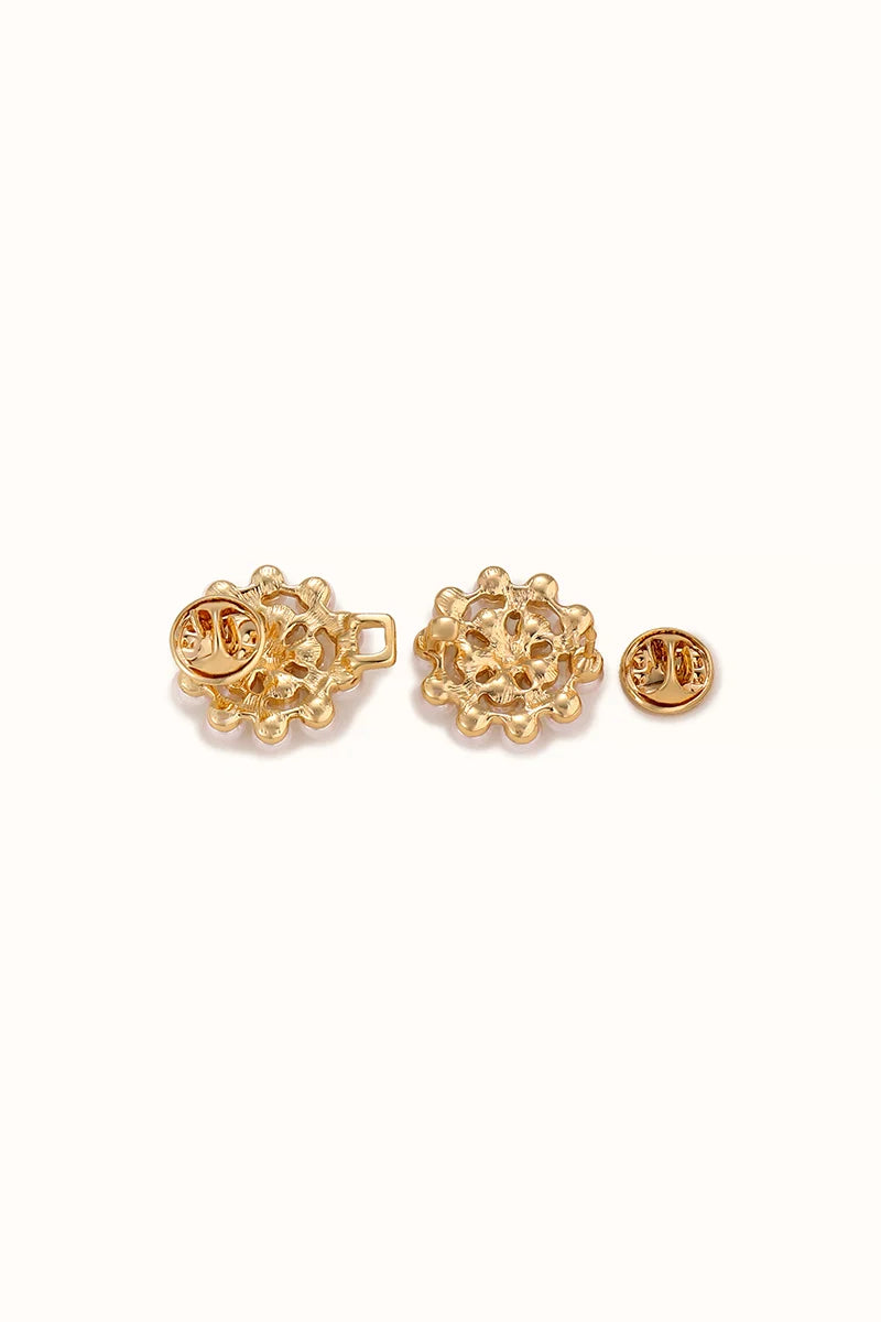 Pearl Flower - Stilvoller Jeans Pin