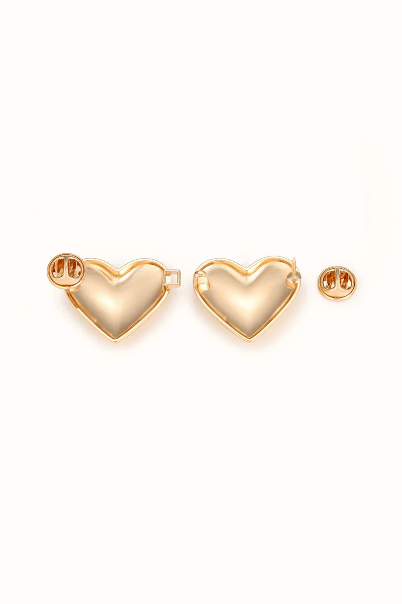 Heart Gold - Stilvoller Jeans-Pin
