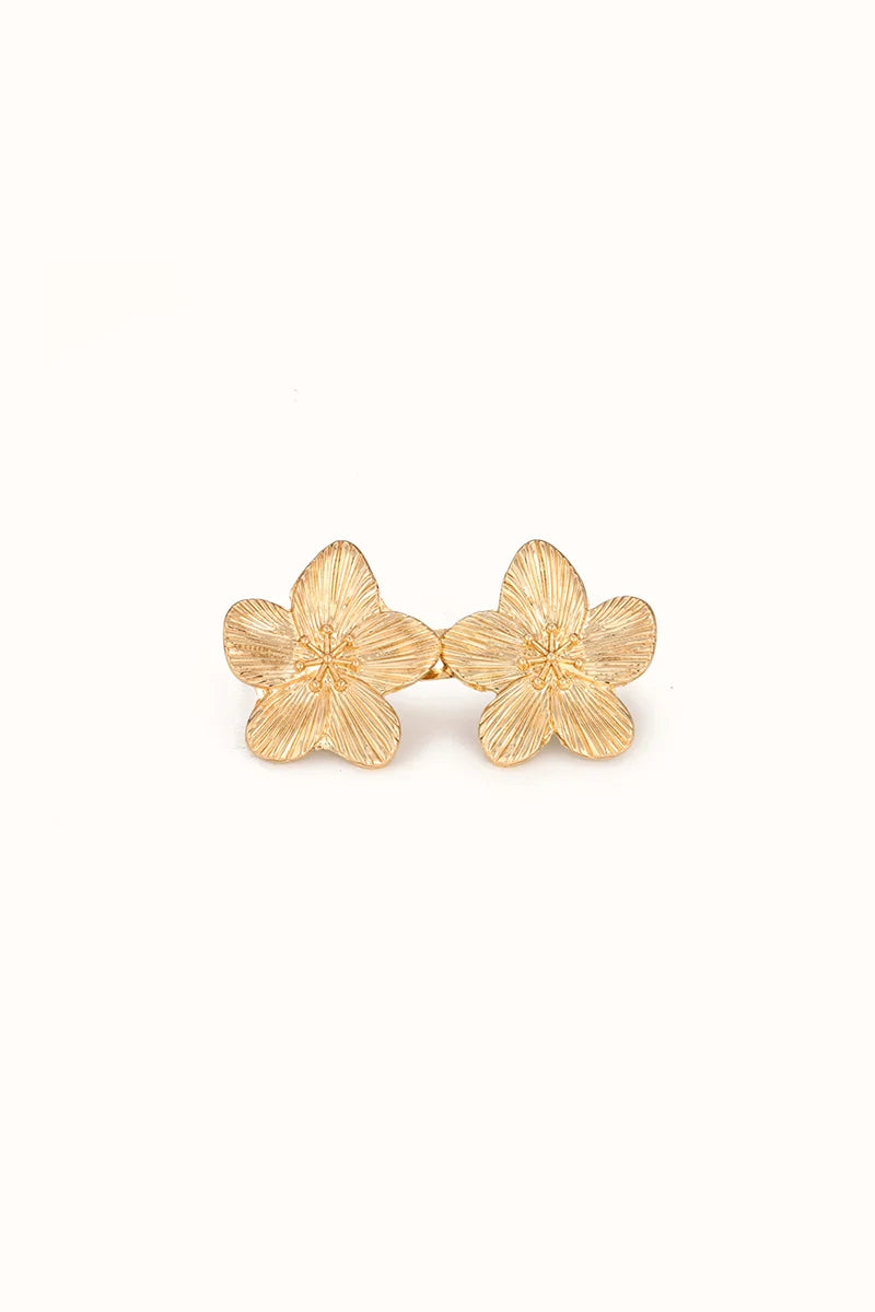 Flower Gold - Stilvoller Jeans Pin